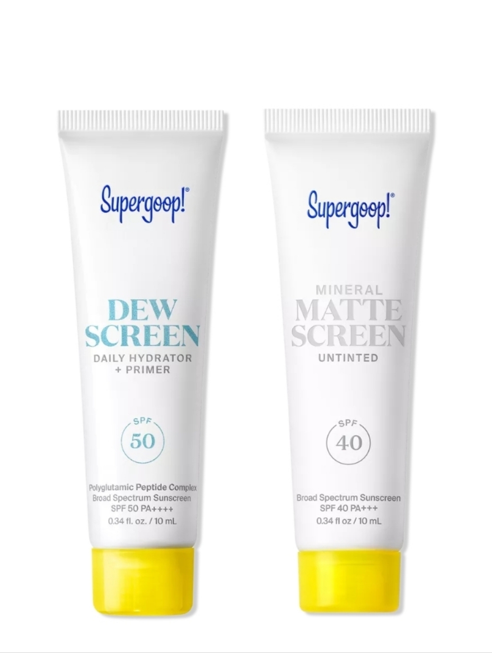 Supergoop! White Sunscreen Duo.